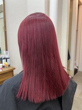 アジールヘア 北千住駅西口店(agir hair) チェリーレッド/kitasenju