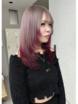 天神美容室 【香月指名☆】デザインカラー×ルーツカラー×エンドカラー