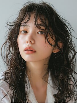 フィット ヒュー 千葉(fit hue) 黒髪/オリーブグレー/ココアベージュ/小顔/クラゲヘアー【千葉】