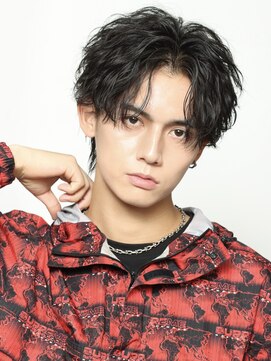 リップスヘアー 梅田アネックス(LIPPS hair) 波巻きシャドウセンターパート