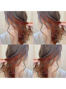 リンイチマルサン(Lin.103) オレンジ×インナーカラー