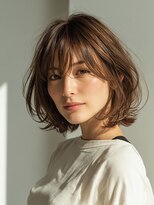 ヘアサロン エヌ 銀座(hair salon N) オリーブグレー髪質改善白髪染め20代30代40代銀座東銀座