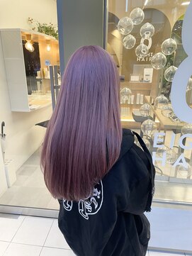 エイトヘアー(8 HAIR) ピンクカラー　ダブルカラー　ハイトーンピンク