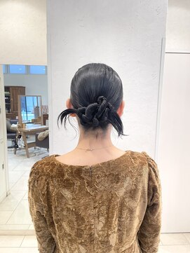 リーナ ビューティガーデン(LiNA BeautyGarden) カチモリヘア/カチモリ/ヘアアレンジ/ヘアセット/お呼ばれヘア