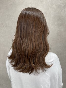 ルノン(LUNON) 黒髪クラゲヘアーオリーブグレー小顔ココアベージュ