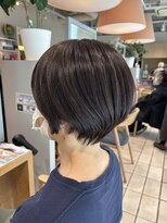 エムプラス センター北(M.plus) 乾かすだけでまとまるショートボブ