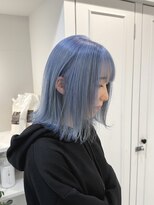 フリーダムガーデン 岡山駅前店(freedom garden)&nbsp;10代20代圧倒的透明感外ハネボブ&ペールブルー