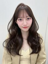エヌアイ オモテサンドウ(ni omotesando)&nbsp;上品可愛い＊ふんわり内巻きロングレイヤー＆柔らかモカブラウン