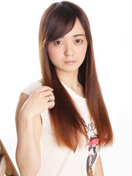 モニカ 横須賀中央店(Monica) リラックス感あふれる知的なグラデーションロング！