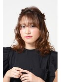 華やかロープ編みダウンスタイル【EARTH四ッ谷】