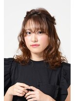 アース 四ツ谷店(HAIR&MAKE EARTH) 華やかロープ編みダウンスタイル【EARTH四ッ谷】