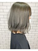 『京都ルーナ』シルバーグレージュ×ボブ×レイヤー