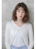 外国人風アッシュ×無造作パーマでスタイリング簡単