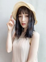 アイティー バイ アルバム 浦和店(IT by ALBUM) 帽子アレンジ_オリーブカラーハイライトカラー_27788