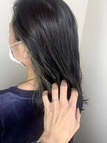 フロート 小阪店(float)&nbsp;インナーカラー_マロンベージュ Aラインボブ かきあげ