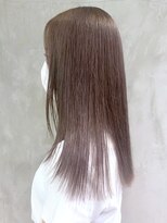 アイティーバイアルバム 藤沢店(IT by ALBUM) グレージュロング_テラコッタくすみブルーミニウルフ_ba346731