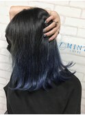*津村*style by LUXBE*ネイビーブルーグラデーション