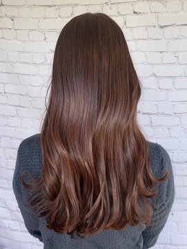 キーマン(KEYMAN) ブリーチ無し　オレンジブラウン