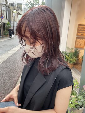 デイジー(Daisy) 天神 大名 ピンク 顔まわりカット