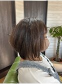 ボブ レイヤー 小顔カット