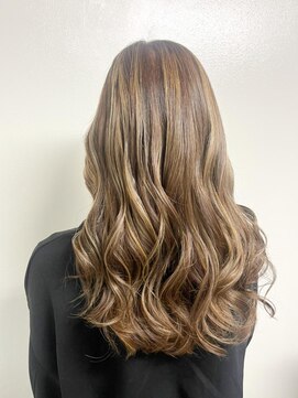 シークレット 登戸店(Secret) ペールベージュ×外国人風ハイライト