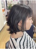 切りっぱなしボブ