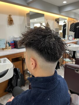 スウェル 千葉店(Swell) メンズツイストパーマスパイラルパーマフェード[千葉]