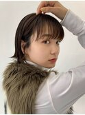 外はねスタイル/大人可愛い/ミルクティーベージュ