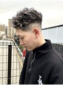 宮城リョータ風パーマ×ホワイトメッシュ