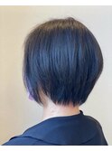 艶暗髪カラー