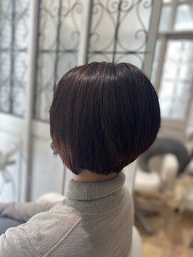 ルシードスタイル グローバルディー 稲毛店(LUCIDO STYLE GLOBAL.D) ナチュラルショートボブ【稲毛】