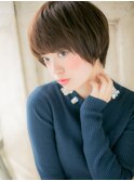 mod's姪浜/ステップボーンカットショートマッシュルームヘアh