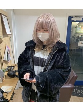 リヴゴーシュ(rive gauche) ホワイトベージュ×フェイスレイヤー