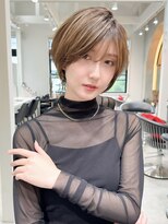 ロンドエニカ 大宮(Lond enika)&nbsp;切りっぱなしボブエアリーロング美髪ピンクブラウン[大宮]