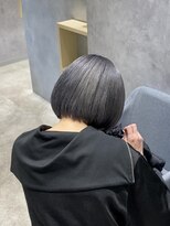フレームプラス 御堂筋難波店(FRAME +)&nbsp;ボブ×シルバー