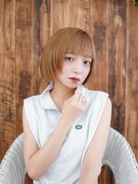 ラフィス ヘアー リノ 三宮店(La fith hair lino)&nbsp;【La fith】切りっぱなしボブ×レイヤーカット×ケアブリーチ
