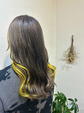 ダブ(DAB) 【イエロー】グレージュ イヤリングカラー 鹿沼 宇都宮 日光