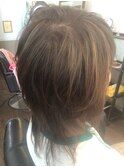 透け感ウルフカット