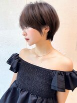 センスヘア(SENSE Hair) マッシュショート/耳掛けショート/小顔カット/グレージュ