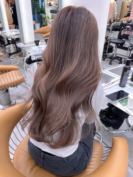 ロンド ブランシュ 錦糸町北口(Lond blanche) レイヤーカット顔周り イメチェン外ハネボブ美髪ワイドバング