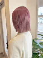 ミルヘアデザイン(mil hair design) ピンクブラウン　艶髪　髪質改善　韓国風　顔まわり　顔周り
