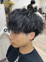 カイノ メンズサロン 金剛店(KAINO)&nbsp;ソフトツイスト　マッシュ　刈り上げ　ツーブロック