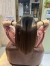 【今月限定】最上級で1番人気☆大人の髪質改善ストレート＆カット☆28600→