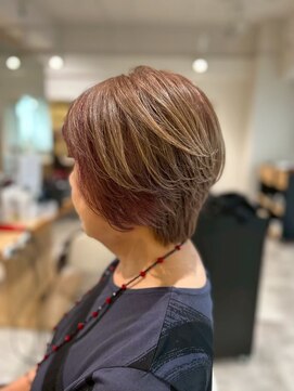 ソイクフ(SOY KUFU) 大人可愛い20代30代40代◎首元スッキリショートボブレイヤー