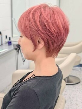 エニフォーイーストハム(Eni for eastham) ショート/ケアブリーチ/ピンクベージュ
