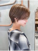 ☆オリーブグレー/ショートボブ/ココアベージュ/小顔/錦糸町1