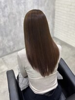 ジーナ 博多(Zina)&nbsp;【博多】ブリーチなしミルクティーブラウン