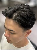 毛流れパーマ