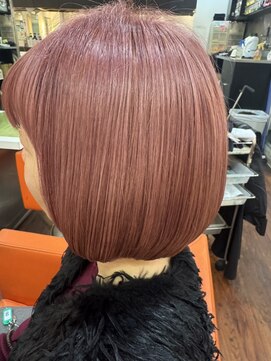 エッジオリジネーション 三宮店(edge origination) ☆カシスレッド☆ スタンダードに内巻き仕上げ☆