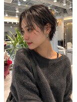 ムクコア(Muk CORE)&nbsp;ショートパーマボブパーマ黒髪パーマショートハンサムショート